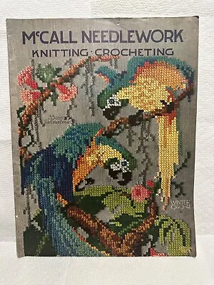 McCall Needlework Knitting Crocheting Magazine Winter 1940 - 41 • $18.50