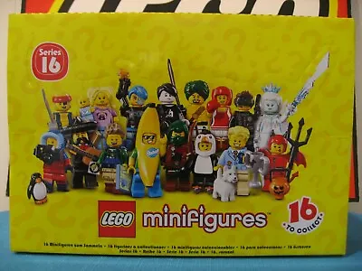 LEGO Minifigures Series 16 - BRAND NEW SEALED BOX - 60 Packets - 71013 • $9449