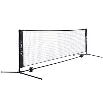 Aoneky 10ft/ 18ft Mini Tennis Net Set Metal Frame Stand And Strong Nylon Net - • $112.42