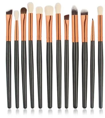 12Pcs Eye Shadow Make Up Brush Set Professional Cosmetic For Foundation Design • $4.99