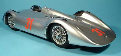 Race Car 1 18Le Mans Racing Vintage Racer12Custom Built Metal Body Model24Silver • $359