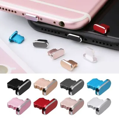 Stopper Charger Dock Anti Dust Plug For IPhone 11 Pro Max X XR Max 8 7 6S Plus • £6.86