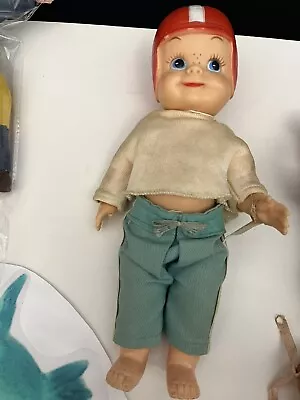 1950's Vintage Effanbee Football Doll  Mickey All American  W/Helmet And Uniform • $55