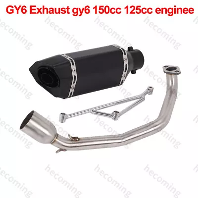 GY6 Exhaust Engine 125cc 150cc Scooter Moped ATV Muffler 310mm Gy6 Engine • $85