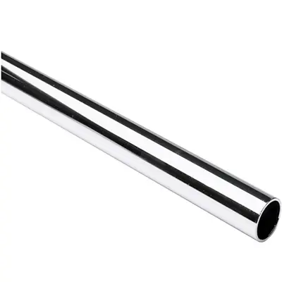 Chrome Pole For Walk In Wardrobe Chrome Tubing Hanging Rail System • £7.20