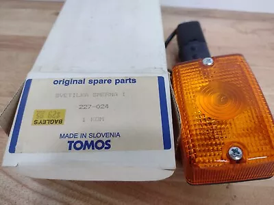 TOMOS Moped Genuine OEM Part Slovenia 227-024 Turn Signal Amber NEW NOS • $49.99