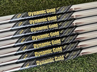 NEW True Temper Dynamic Gold MID 130 Tour Issue Iron Shaft Set-  .355 Taper Tip • $315