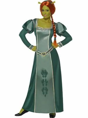 £69.21 • Buy Ladies Shrek Fiona Fancy Dress Costume Cosplay Ogre Queen Dress Up Halloween