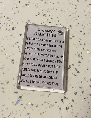 Daughter Poem Fridge Magnet. Birthday Present Christmas Gift Keepsake.  • £1.99