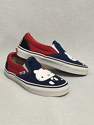 VANS Slip On HELLO KITTY Limited Edition Unisex  Men’s Size 4 | Women’s Size 5.5 • $39.99