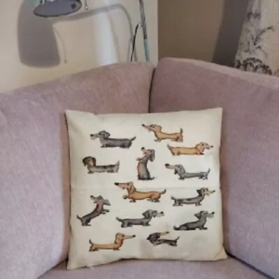 £6.50 • Buy Dachshund Cushion Cover