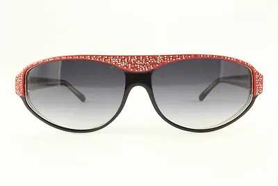 Rare Vintage Authentic Balenciaga 2423-RNO Red/Black 62mm Gradient Sunglasses • $349