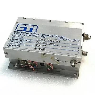 13250-13750Mhz Microwave Oscillator SMA CTI MA-1404 • $102.70