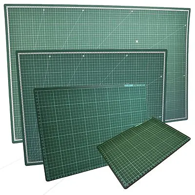 A1 A2 A3 & A4 Healing Mat Cutting Non-Slip Printed Grid Line Craft Board Set • £35.65