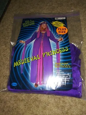 Funworld Medieval Princess Halloween Costume Plus Size • $19.95