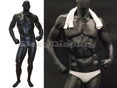 Male Mannequin Big Muscle Man Black Color #MD-MANB • $319