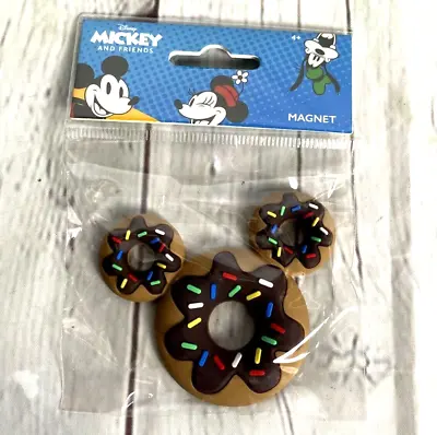 Disney Mickey And Friends Mickey Donut 3D Magnet New In Package • $7.95