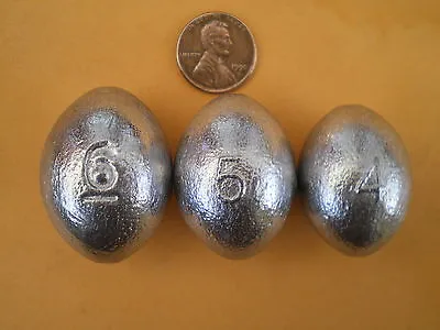 30 Egg Sinkers 654 Oz. 10 Each Plus 40 #3 Swivels G/quality From Do-it Mold • $54.99
