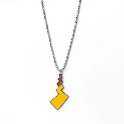 £4.49 • Buy Pokemon Pikachu Tail Titanium Steel Necklace Pendant Jewellery Accessories