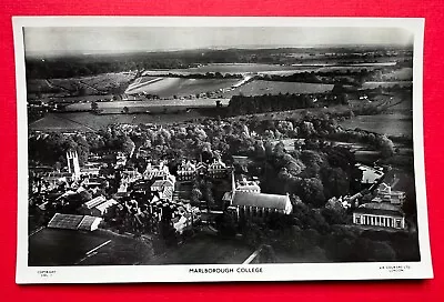 Marlborough College - Aerial View Wiltshire Pu Air Couriers Rppc Unused • £4.99