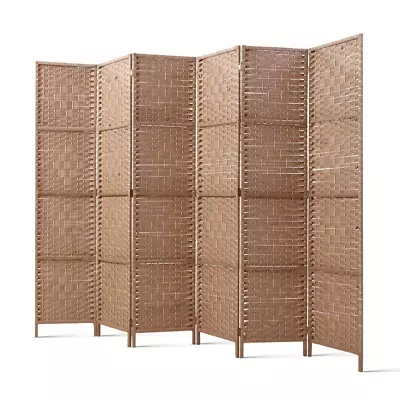 Artiss 6 Panel Room Divider Screen Privacy Timber Foldable Dividers Stand Natura • $113.90