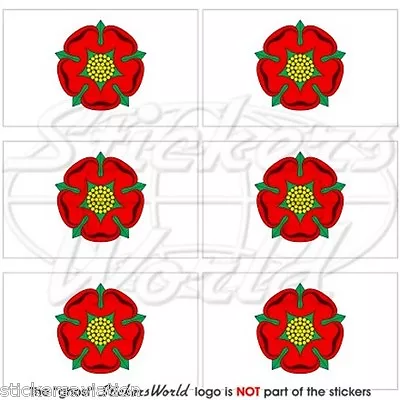 £3.44 • Buy LANCASHIRE Flagge Rote Rose ENGLAND Fahne Handy Mini-Aufkleber, Sticker 40mm X6