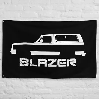 1988 Chevy K5 Blazer Truck Off-Road 4x4 Vintage Classic Banner Flag 56  X 34.5  • $38.95