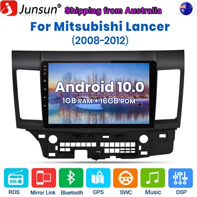 $219.99 • Buy Android 10 Car Stereo Radio For Mitsubishi Lancer 2008-2012 GPS Nav Head Unit BT