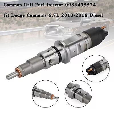 Common Rail Fuel Injector 0986435574 Fit Dodge Cummins 6.7L 2013-2018 Diesel F8 • $92.74