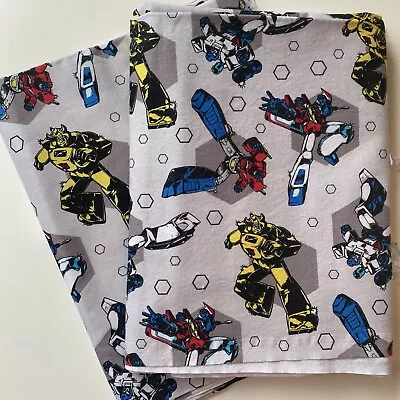 Hasbro Transformers Camelot Fabric 2017 Cotton Optimus Prime Bumblebee 2+ Yards • $44