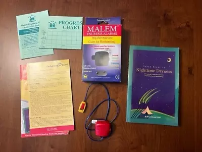 Malem Enuresis Alarm Cure For Bedwetting & Seven Steps To Nighttime Dryness Book • $20