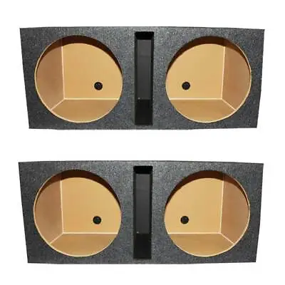$253.99 • Buy Q Power QBASS Dual 15-Inch Vented  Subwoofer Box 2 Speakers Enclosure (2 Pack)