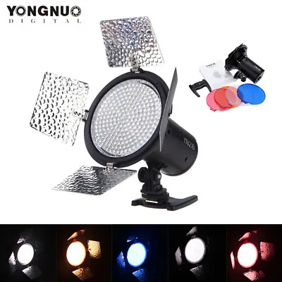 YONGNUO YN216 Dimmable 3200-5500K LED Video Light + 4 Color Filters • $99