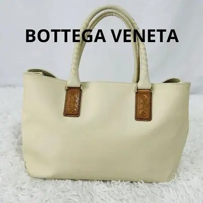 Authentic Bottega Veneta Tote Bag Intrecciato Leather  Marco Polo From Japan • $258.88