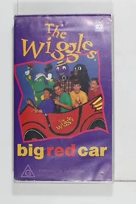 The Wiggles Big Red Car VHS Tape 1995 Original Cast ABC Kids - Sent Tracked • $33