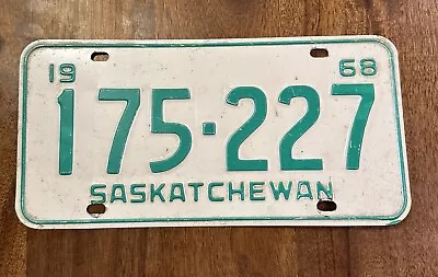Saskatchewan 1968 License Plate • $0.99