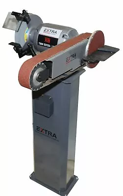 Bench Grinder X8 /Belt Linisher 50X1220 (Swivel)/Disc Sander With Pedestal Stand • $498.96