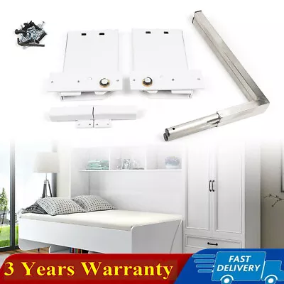 Murphy Wall Bed Spring Mechanism Hardware White Kit Horizontal Vertical Twin Bed • $71.82