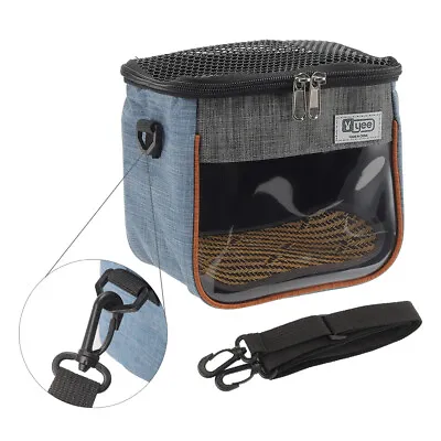 Portable Hamster Carrier Guinea Pig Breathable Travel Transport Bag Carry Cage • £8.95