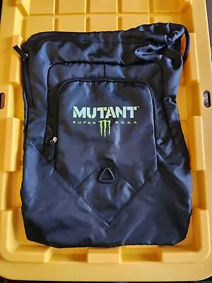 Monster Energy Mutant Super Soda Drink Cinch Drawstring Backpack Bag *RARE*  • $25