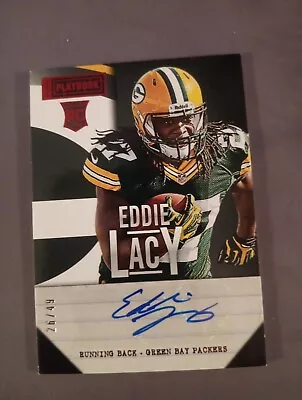 2013 Panini Red Playbook 26/49 Eddie Lacy No. 132 Autograph • $19.99