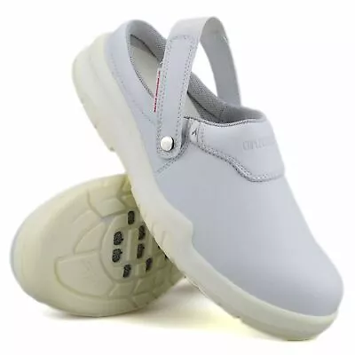 Mens Diadora Slip On Clogs Safety Steel Toe Cap Non Slip Work Sandals Shoes Size • £13.58