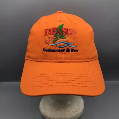 $14 • Buy Tabasco Beach Restaurant & Bar Orange Hat Cap Cabo San Lucas Mexico Vacation
