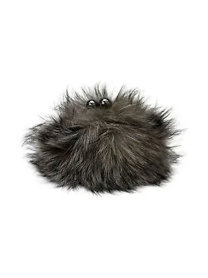 £160.02 • Buy Max Mara Women's Grey Mimi Fox Fur Kiss Lock Mini Clutch Bag NWT