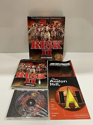 Risk II 2 The Game Of Global Domination PC Game Hasbro Complete Box Sealed Disc • $33.99
