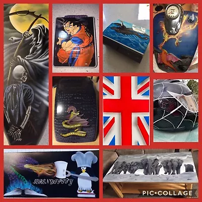 AIRBRUSH PAINTING CUSTOM DESIGN Motorcycle Car Etc • £123