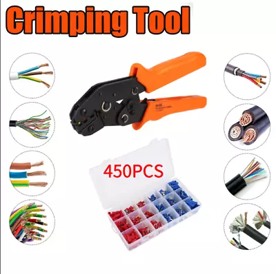 $22.88 • Buy 0.5‑2.5mm²  Wire Crimper Cable Plier Terminal Anderson Plug Lug Crimping Tool