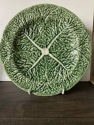 Bordallo Pinheiro Portugal Majolica Cabbage Plate • £18.99