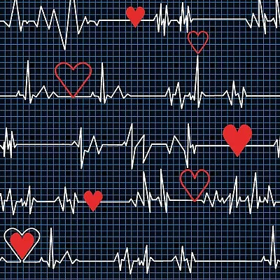 MEDICAL HEALTHCARE THEME CALLING ALL NURSES RN EKG HEARTRATE 100%Cotton SOLDBTHY • $3.99