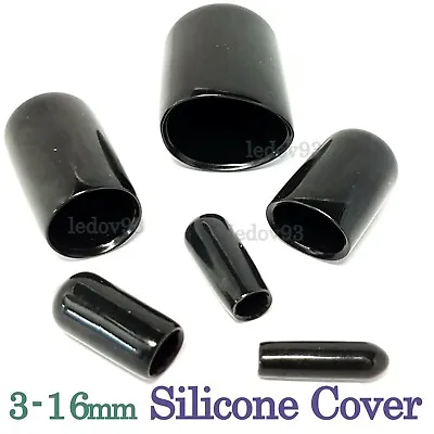 Silicone End Caps Finishing Cap Blanking Protective Plugs Pipe Moulded Finisher • £9.36